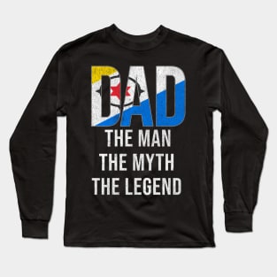 Bonaire Dutch Dad The Man The Myth The Legend - Gift for Bonaire Dutch Dad With Roots From Bonaire Dutch Long Sleeve T-Shirt